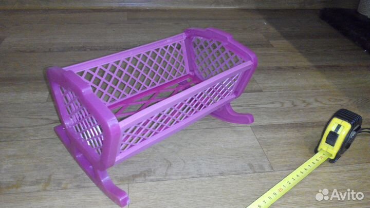 Кроватка-качалка раскладная для куклы СССР