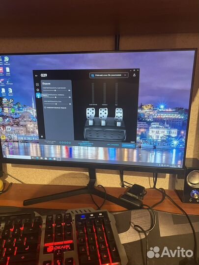 Игровой руль Logitech g29+педали+shifter