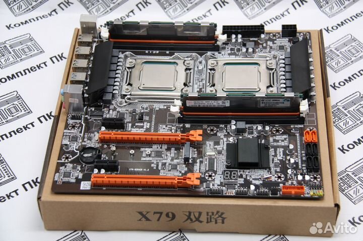 Комплект Xeon 2697v2 (12-24 ядер) +16 gb+x79 Dual
