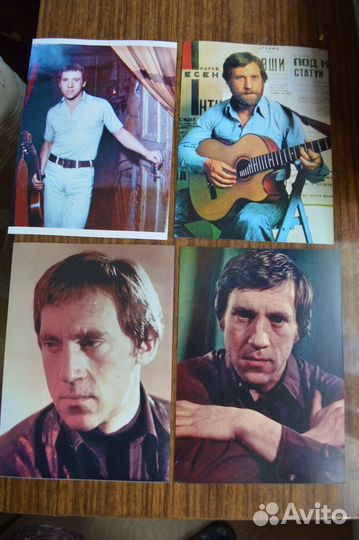 В. Высоцкий 4 редкие цветные фото N8 13х18 см