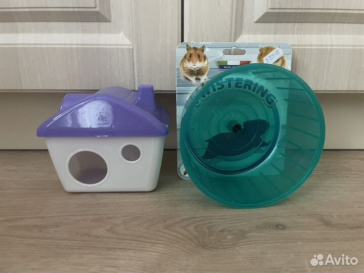 Колесо и домик для грызунов