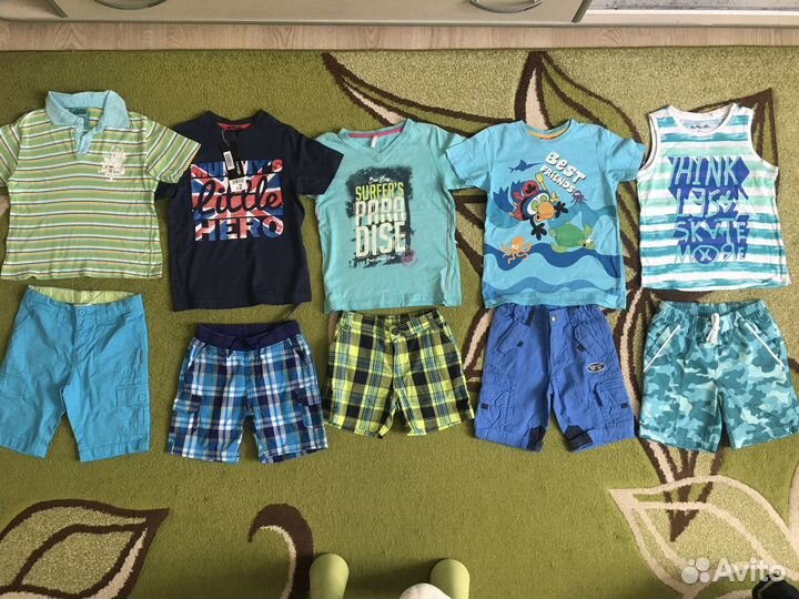 Летние вещи на мальчика от 5-7 лет (много фото)