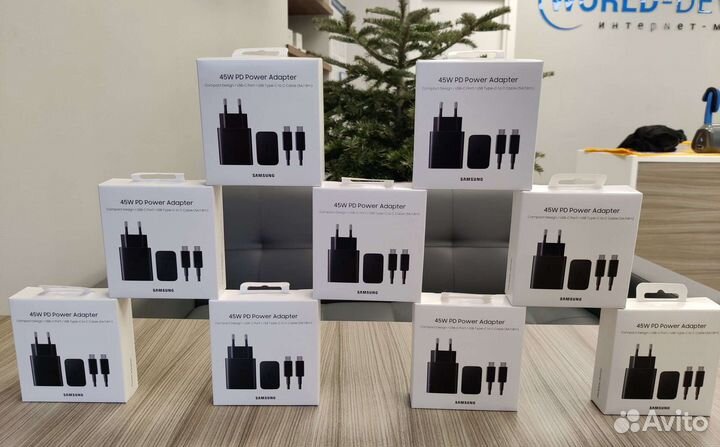 Зарядное устройство Samsung 45w USB-C Оригинал