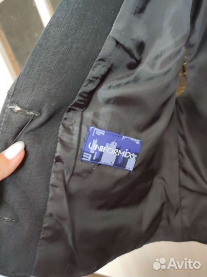 Жакет с коротким рукавом, жилет школьный