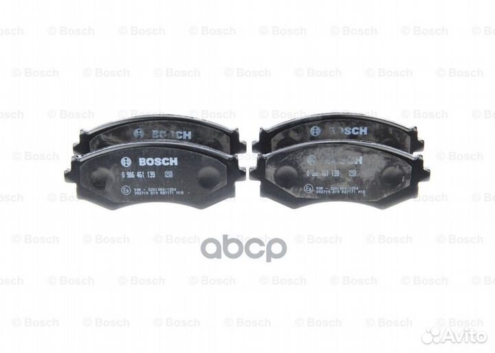 0 986 461 139 колодки дисковые передние Nissan