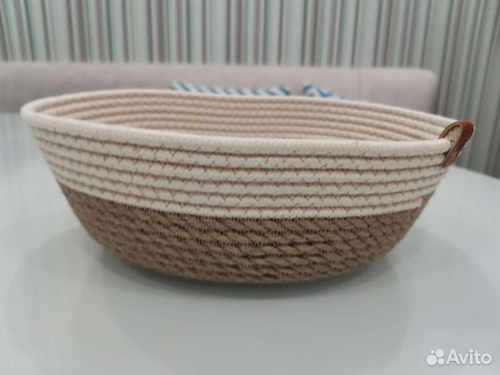 Шнур хб 6мм 20 м с серд. для шитья корзин