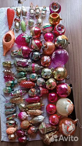 Елочные игрушки СССР