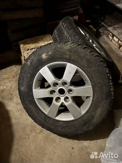 Колеса митсубиси паджеро 4 с зимней резиной