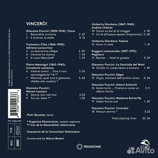 Piotr Beczala - Vincero (1 CD)