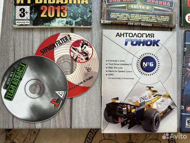 Диски DVD PlayStation разные игры и аниме