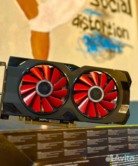 Видеокарта RX XFX 570 8 gb