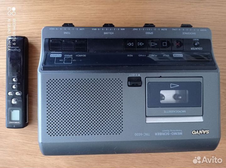 Профессиональный диктофон sanyo TRC-6030