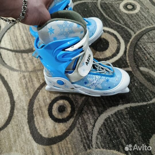 Коньки детские раздвижные 30 33 девочке