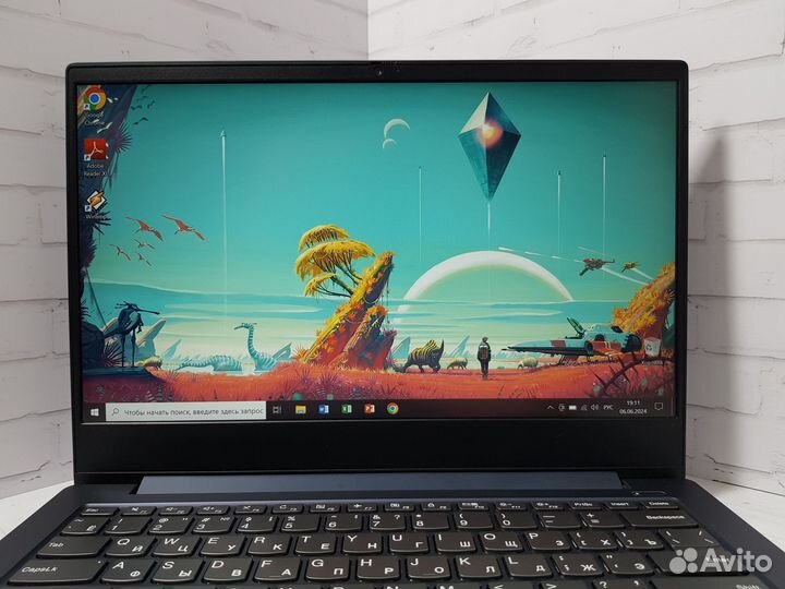 Компактный ноутбук Lenovo Ryzen/8Gb/SSD/ гарантия