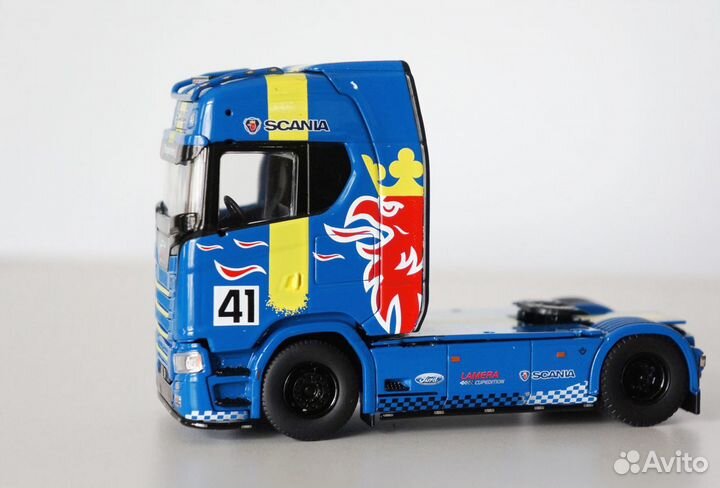 1/50 тягач Scania S Lamera №128 из 225 шт Tekno