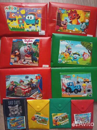 Пазлы для малышей пакетом