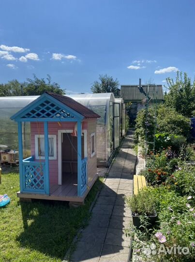 Детский деревянный домик для дачи, для д/ сада