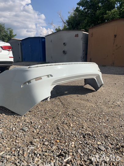 Задний бампер kia rio 4 белый