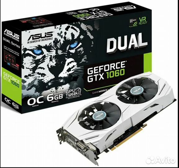 Видеокарта Asus GeForce GTX 1060 OC 6GB
