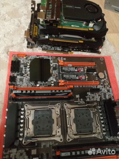 X99 dual v1.31 и asus Материнская плата