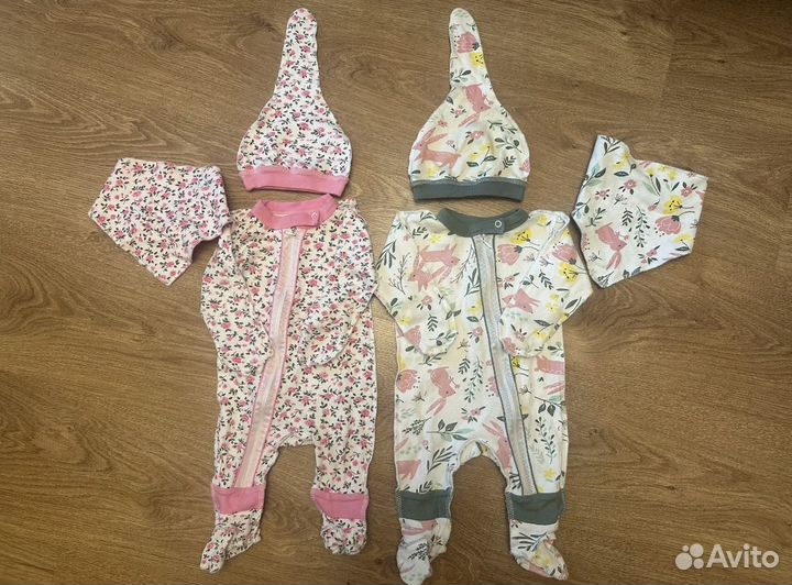 Комбинезон на молнии для новорожденных