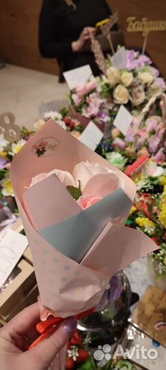 Букет из пенных роз