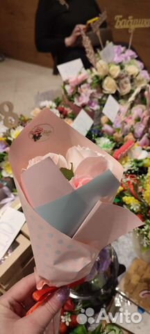 Букет из пенных роз