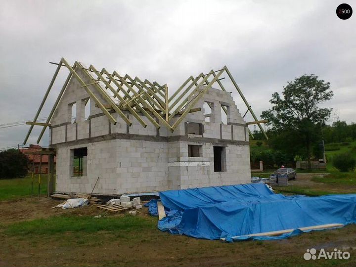 Отделочные работы под ключ. Стройка дома с нуля