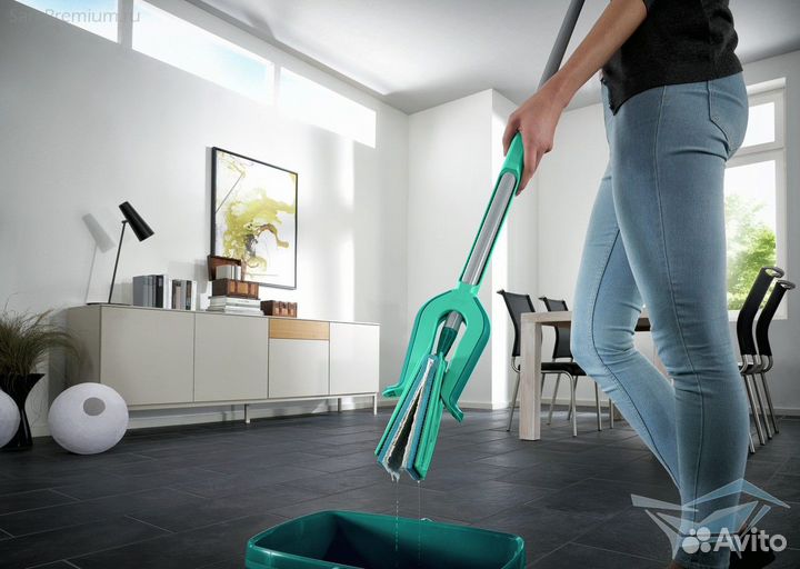 Швабра c отжимом Leifheit 27 см