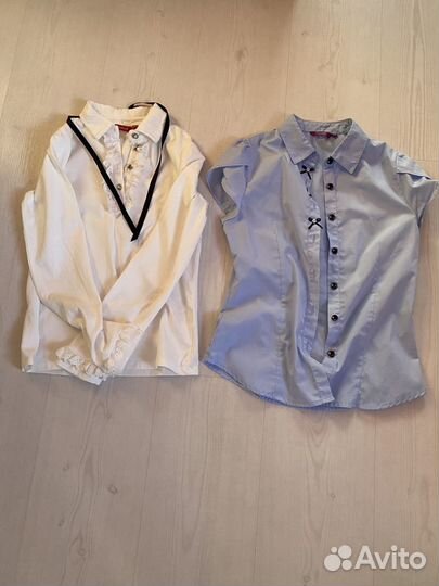 Школьные рубашки-блузки, сарафан