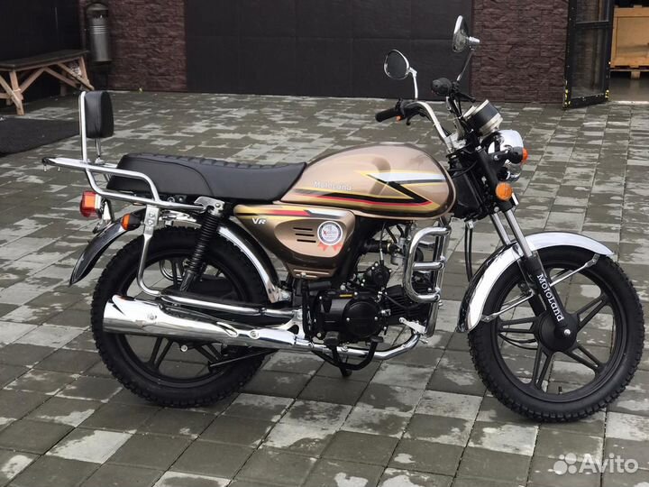 Мопед Motoland Alpha VR11 brown 50cc Мотоцикл