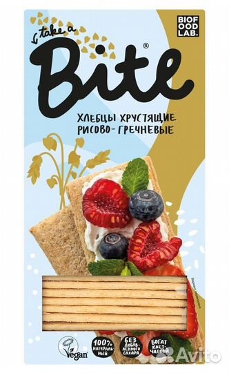 Хлебцы хрустящие рисово-гречневые Bite 150 г