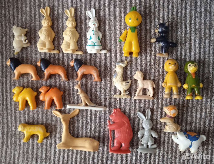 Фигурки колкий пластик из сказок СССР