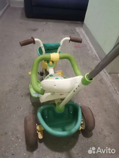 Детский велосипед с родительской ручкой