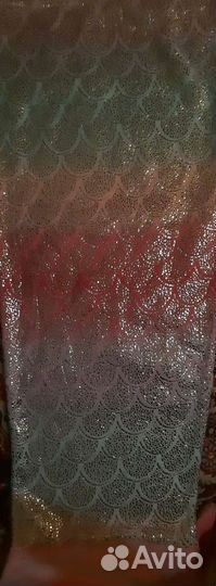 Хвост русалки плед большой