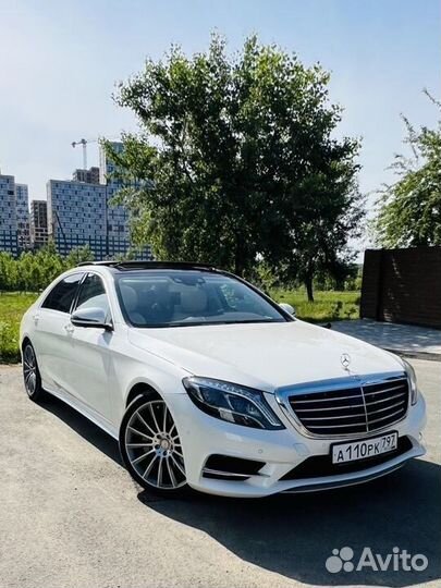 Аренда Mercedes s 222 с водителем