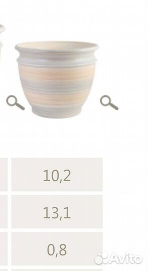 Горшок керамический