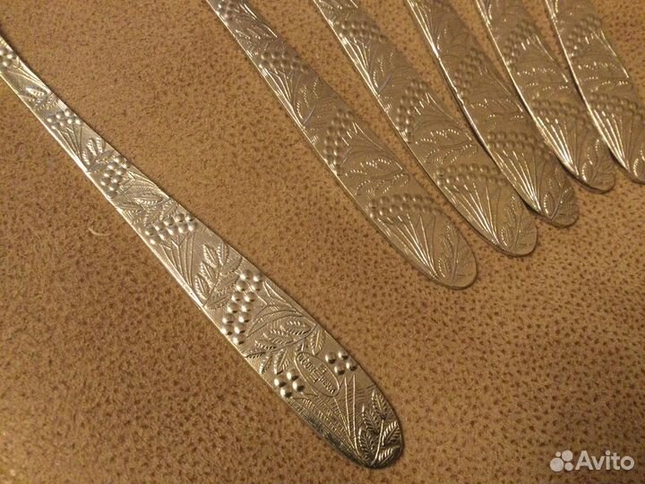 Столовые приборы нержавейка СССР рябинка