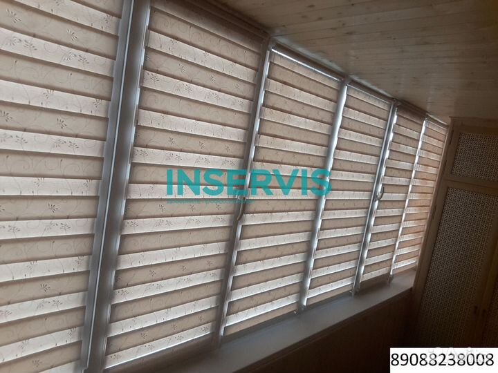 Зебра день ночь рулонные шторы