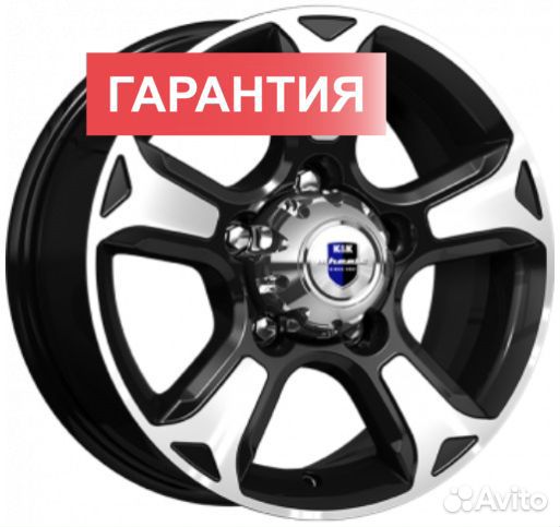 Диски K&K Атлант Алмаз Черный 7x16 5x139.7 ET 35 D