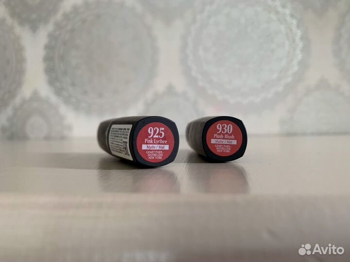 Помада для губ maybelline 925 и 930