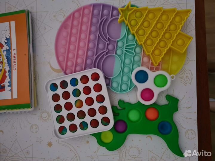 Игркшки уточки, поп ит, акула, корги