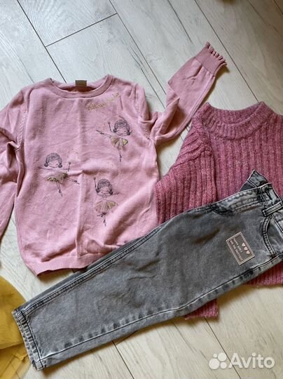 Огромный пакет брендовых вещей на девочку 5-6 лет