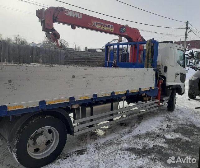 Бортовой грузовик Hino 500 (Ranger) с КМУ UNIC, 2003