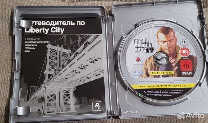 Диск gta 4 для ps3