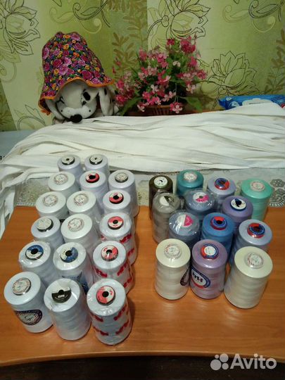 Нитки швейные армированные