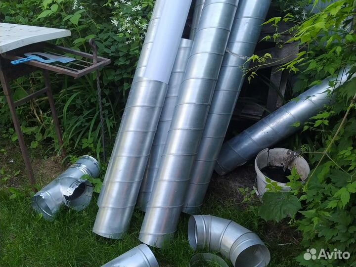 Трубы для дымохода и коптильни