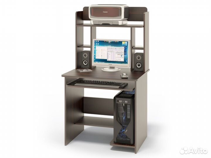 Компьютерный стол кст-01.1 с надстройкой кн-12