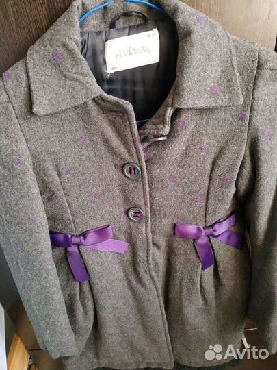 Пальто на девочку 116