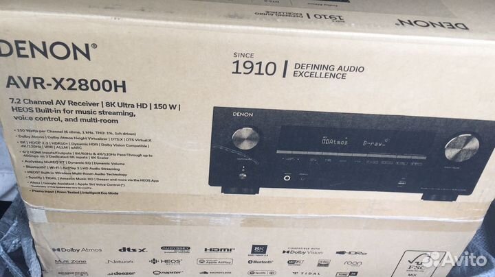 Denon avr x2800h ресивер(под заказ)